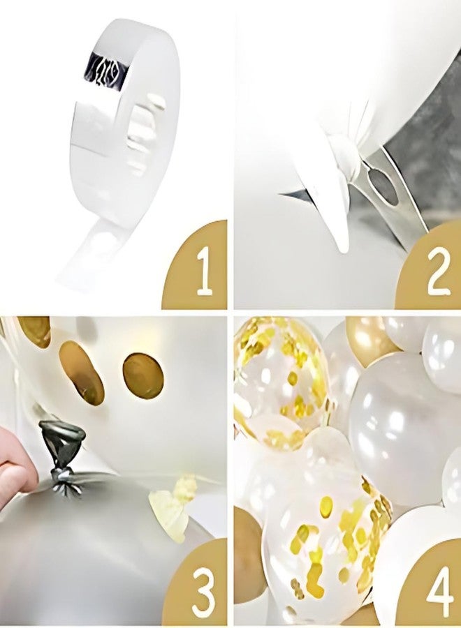 Hemito Rubber Birthday Decoration Kit 69 Pieces - Gold Black Balloons With Birthday Banner, Glue Dot, Arc, Confetti Balloons with Balloon Pump for Boys Kids Baby Birthday Decoration Items - Image 4